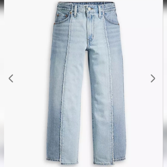 Levi's Baggy Dad Recrafted Cropped Jeans NWT - Picture 3 of 12